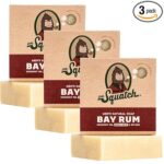 Dr. Squatch Natural Men’s Bar Soap - Cold Process Body Soap Bar with Natural Oils - Gifts for Men - Bay Rum (5 oz, 3-Pack)
